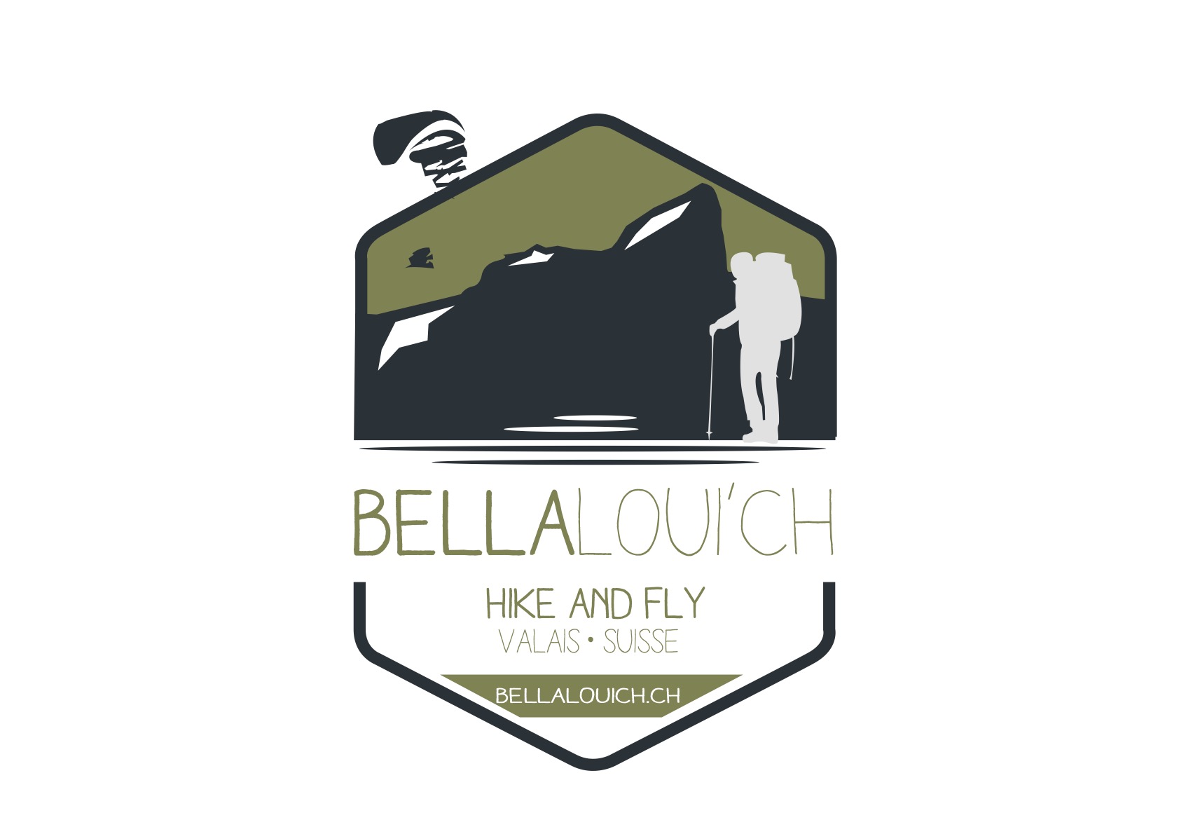 Logo de la Bellaloui'ch, Hike and Fly, Valais, Suisse